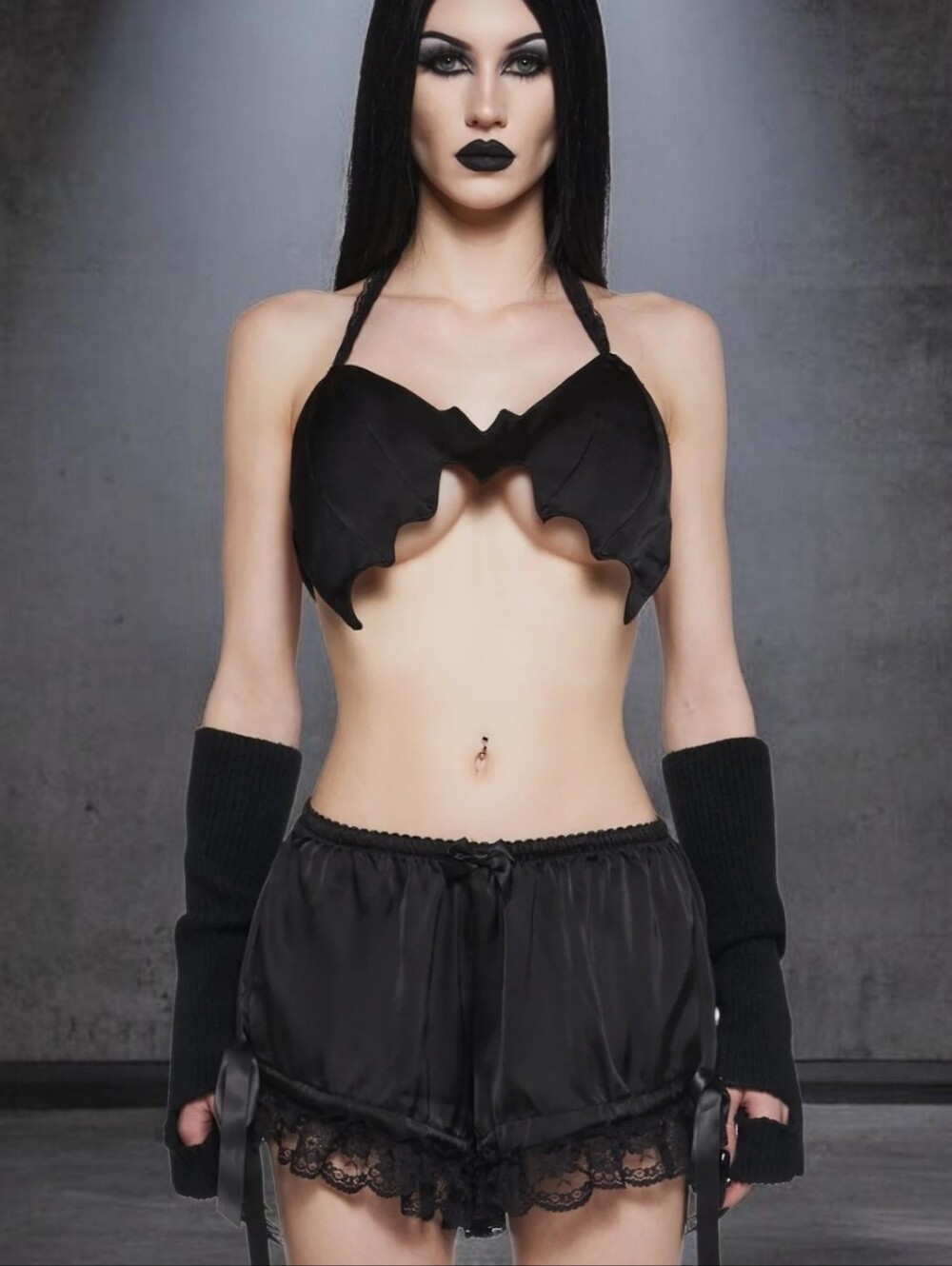 Widow NWT! Nocturnal Activities Lingerie Set